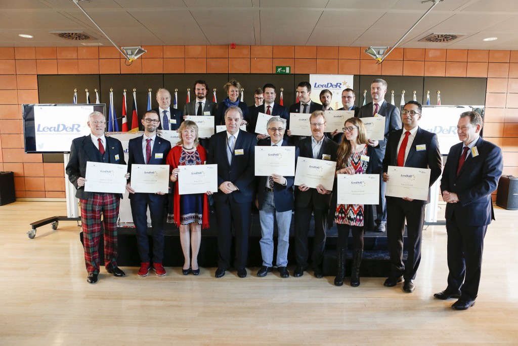 Laureates of the 2013 LeaDeR awards